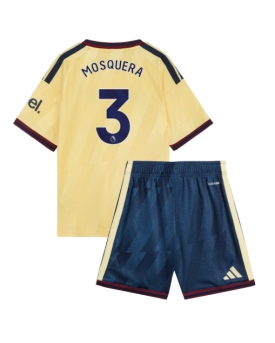 Billige Fotballdrakt Arsenal Cristhian Mosquera #3 Replika Tredjedraktsett Barn 2026-27 Kortermet (med bukser)